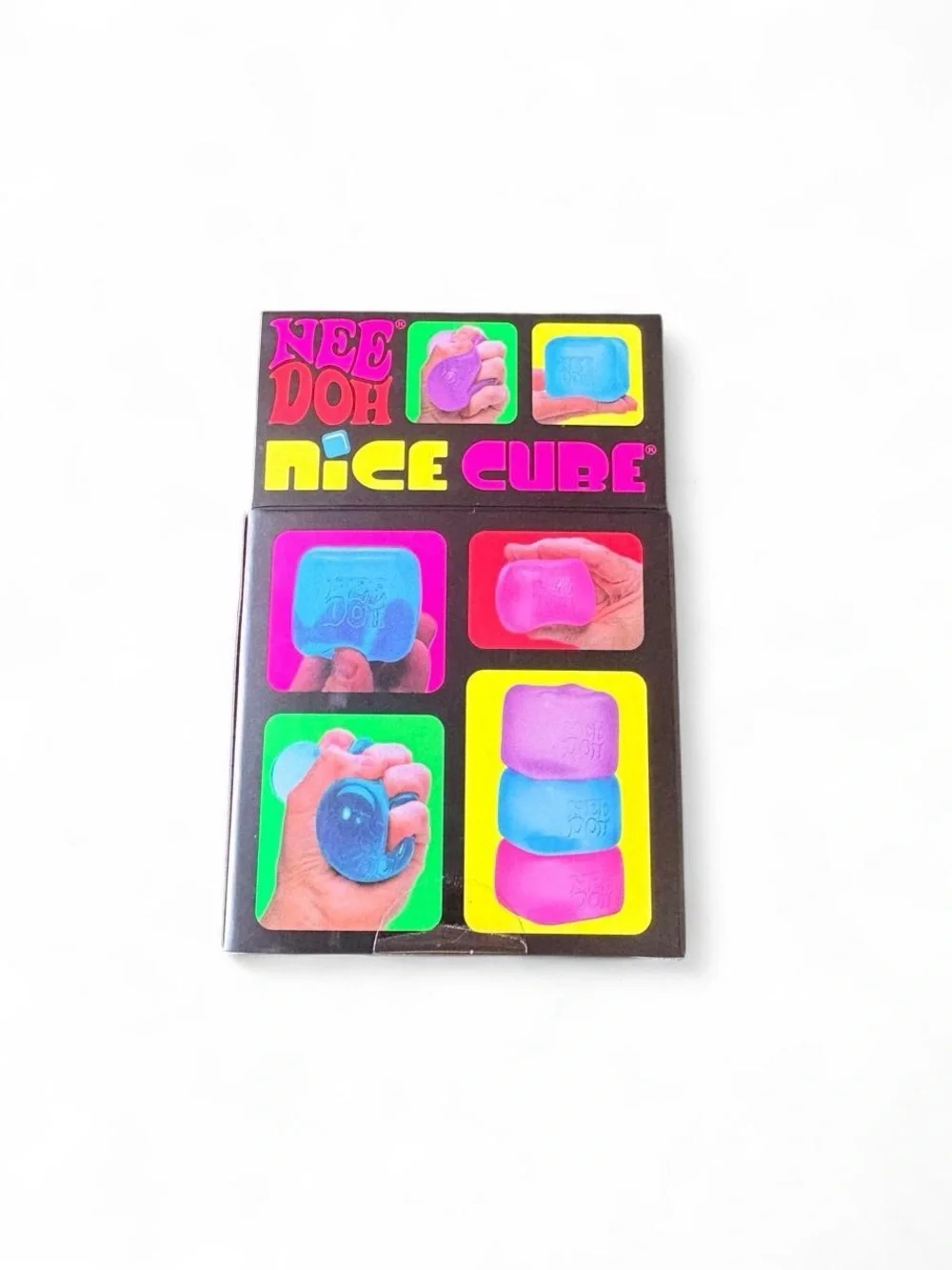 NeeDoh Nice Cube - Bright Pink Super Solid Squish